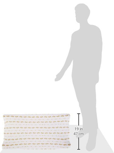 American Baby Company 2 Pack Printed 100% Cotton Knit Fitted Contoured Changing Table Pad Cover - Compatible with Mika Micky Bassinet, Taupe Feathers and Triangles, for Boys and Girls