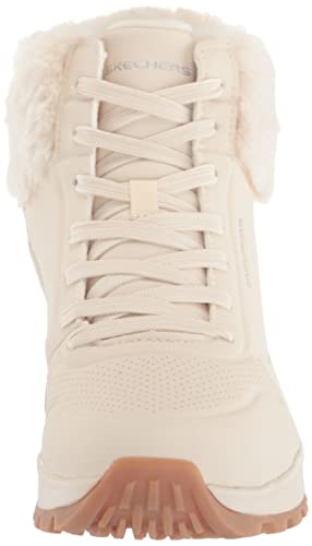 Skechers Women's Sneaker Fashion Boot, Natural, 8