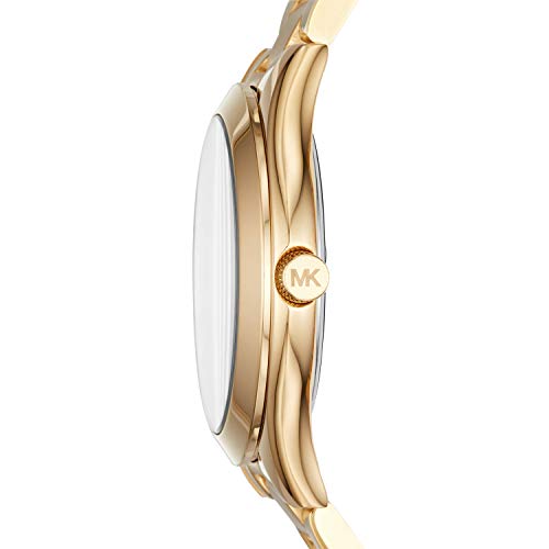 Michael Kors Women's Mini Slim Runway Gold-Tone Watch MK3512