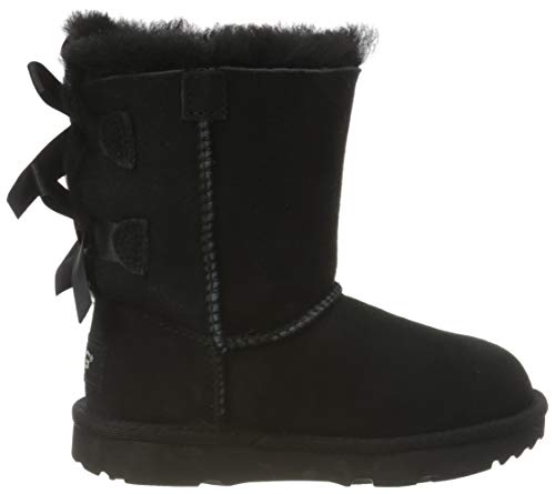 UGG unisex child Bailey Bow Ii Boot, Black, 13 Little Kid US