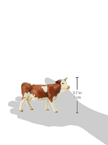 Papo -Hand-Painted - Figurine -Farmyard Friends -Simmental Cow -51133 - Collectible - for Children - Suitable for Boys and Girls - from 3 Years Old
