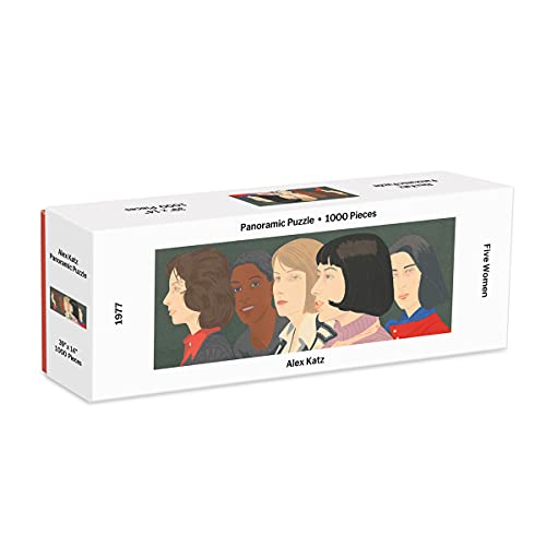 MoMA Alex Katz Five Women Panoramic Puzzle from Galison - Landscape Jigsaw Puzzle of MoMa's Famous Screen Print, 39' x 14', Challenging and Fun, Unique Gift Idea