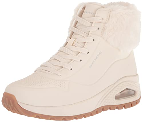 Skechers Women's Sneaker Fashion Boot, Natural, 11