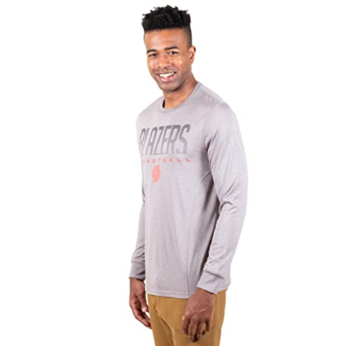 Ultra Game -NBA Men's Active Long Sleeve Pullover T-Shirt