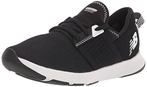 New Balance Women's Dynasoft Nergize V3 Cross Trainer, Black/White, 6