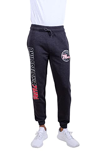 Ultra Game NBA Men's Soft Fleece Active Jogger Sweatpants