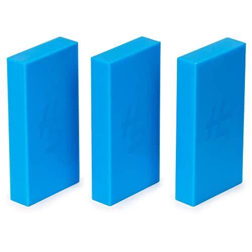 Spin Master Games H5 Domino Creations, 60-Piece Neon Blue/Green Set by Domino Artist Youtuber Lily Hevesh Classic Family Game, for Adults and Kids Ages 5 and up