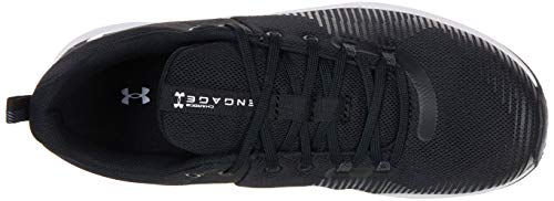 Under Armour Men's Charged Engage Cross Trainer, Black (001)/White, 10.5 M US