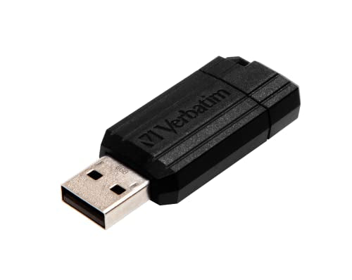 Verbatim 8GB Pinstripe USB Flash Drive - Black