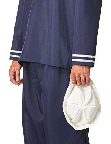 Forum Novelties Men's Ahoy Matey Sailor Costume, Blue/White, Standard
