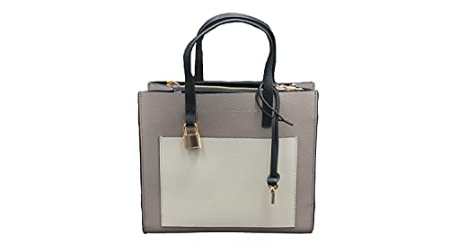 Marc Jacobs M0016132 Loam Soil Multicolor/Gold Hardware Women's Grind Colorblock Mini Tote Bag