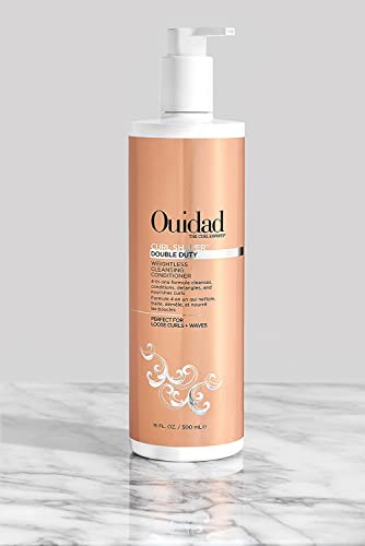 Ouidad Curl Shaper Double Duty Weightless Cleansing Conditioner, 16 Fl Oz