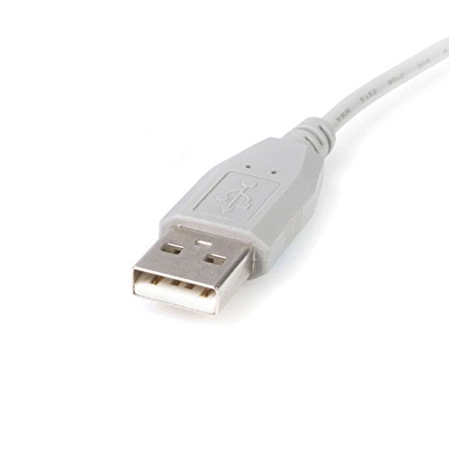 StarTech.com 1 ft. (0.3 m) USB to Mini USB Cable - USB 2.0 A to Mini B - Gray - Mini USB Cable (USB2HABM1)