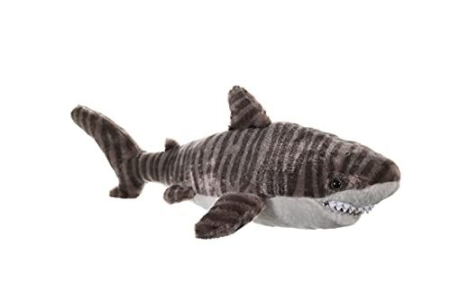 Wild Republic Tiger Shark Plush, Stuffed Animal, Plush Toy, Gifts for Kids, Cuddlekins 20 inches