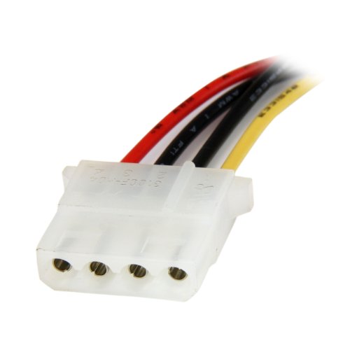 StarTech.com 12in SATA to LP4 Power Cable Adapter F/M - SATA to LP4 Power Adapter - SATA Female to LP4 Male Power Cable - 12 inch (LP4SATAFM12)