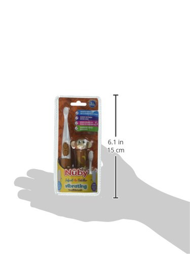 Nuby Electric Toothbrush with Animal Character, Monkey
