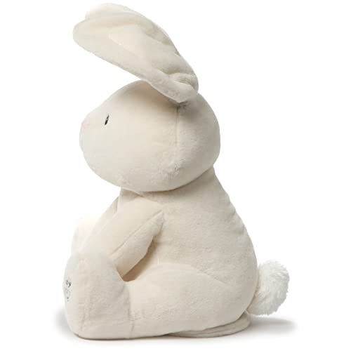 GUND Baby Flora The Bunny Animated Plush Stuffed Animal Toy for Baby Girls and Boys, Cream, 12' (Styles May Vary)