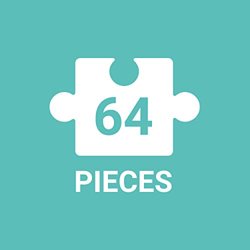 Mudpuppy Arctic Life Search and Find Puzzle, 64 Pieces, 23”x15.5” – For Kids Age 4-7 - Colorful Illustrations of Animals, Fish, Birds Living in the Arctic – Complete Puzzle to Find 40+ Hidden Images