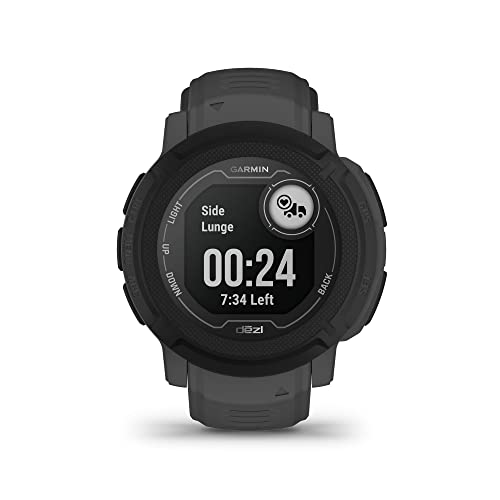 Garmin Instinct 2, dezl Edition, Rugged Trucking Smartwatch, Easy Break Planning, Compatible with the dezl OTR Navigator, Black