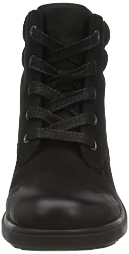 UGG Women's Harrison LACE Fashion Boot, Black Leather, 10