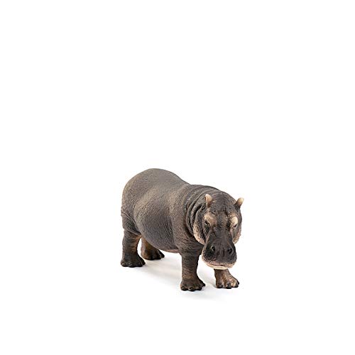 Schleich Wild Life, Animal Figurine, Animal Toys for Boys and Girls 3-8 Years Old, Hippopotamus, Ages 3+