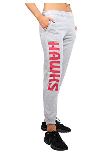 Ultra Game NBA Atlanta Hawks Relax Fit Jogger, Heather Gray, X-Large