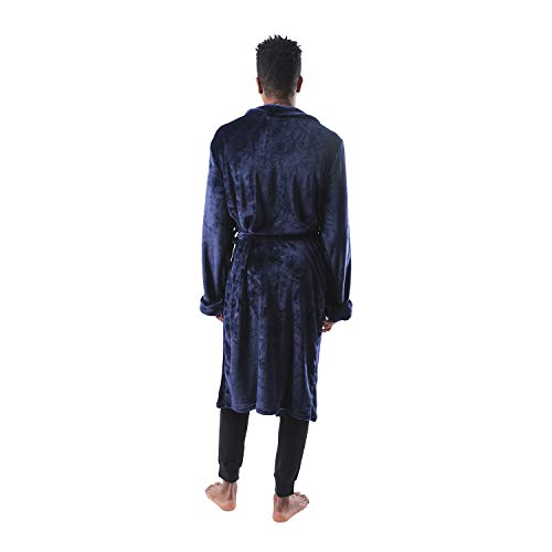 Ultra Game -NBA Oklahoma City Thunder Mens Lounge Bath Robe, Team Color, 1SIZE