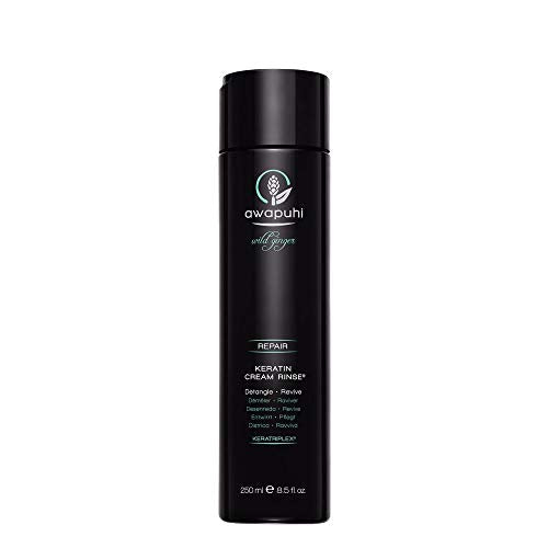 Paul Mitchell Awapuhi Wild Ginger Keratin Cream Rinse, Detangles + Repairs, For Dry, Damaged + Color-Treated Hair, 8.5 fl. oz.