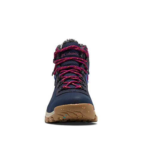Columbia Women's Newton Ridge Plus Omni Heat, Dark Nocturnal/Red Onion, 10