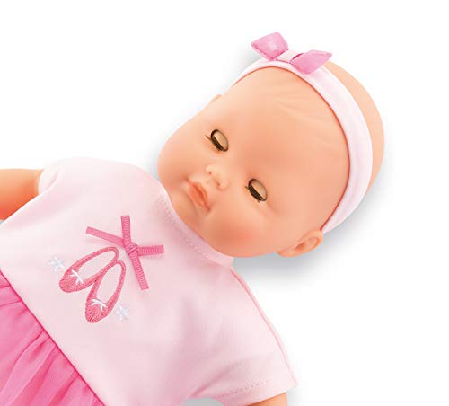 Corolle 9000100290 Mon Premier Poupon Maeva Ballerina 30 cm / French Doll with Charm and Vanilla Fragrance , Pink