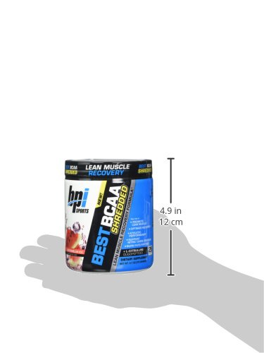 BPI Sports Best BCAA Shredded - Converts Fat to Energy - Weight Loss and Lean Muscle Support - Post-Workout Recovery - Watermelon Ice, 25 Servings, 275 g