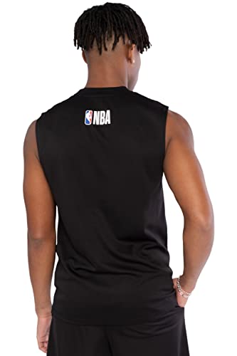 Ultra Game NBA Men's Sleeveless Jersey Tank Top Active Tee Shirt Black Small