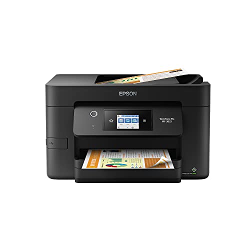 Epson Workforce Pro WF-3823 Wireless All-in-One Printer with Auto 2-Sided Printing, 35-Page ADF, 250-Sheet Paper Tray and 2.7' Color Touchscreen