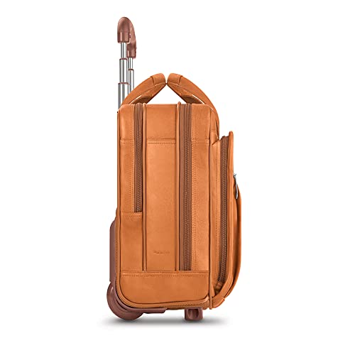 Solo Walker Leather Rolling Device Bag, Tan