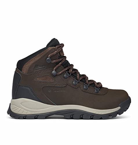 Columbia womens Newton Ridge Plus Waterproof Hiking Boot, Cordovan/Crown Jewel, 6 US