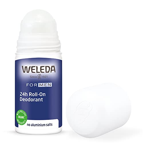 Weleda Men's 24H Roll-On Deodorant, 1.7 Fluid Ounce, Plant Rich Odor Protection with Licorice Root and Witch Hazel, No Aluminum Salts