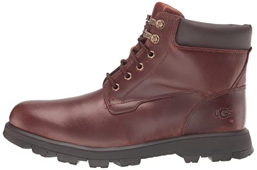 UGG Men's Stenton Boot, Chestnut Leather, Size 13