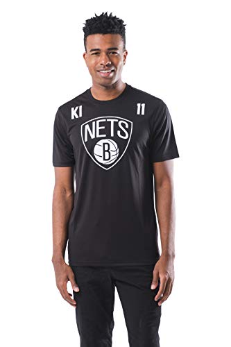 Ultra Game NBA Brooklyn Nets - Kyrie Irving Mens Active Tee Shirt, Team Color, Medium