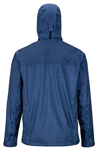 MARMOT Men's PreCip Eco Jacket | Breathable, Recycled, Waterproof | Arctic Navy, Medium