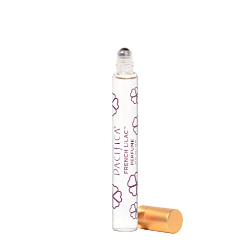 Pacifica Beauty French Lilac Rollerball Clean Fragrance Perfume, Made with Natural and Essential Oils, 0.33 Fl Oz - Vegan + Cruelty Free - Phthalate-Free, Paraben-Free - Travel Size