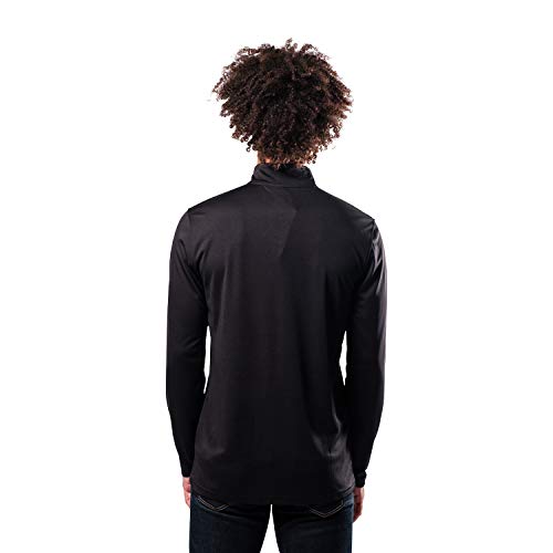 Ultra Game NBA Men's Quarter Zip Long Sleeve Pullover T-Shirt