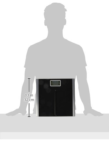 Eat Smart Precision Premium Digital Bathroom Scale with 3.5 inch Readout Display and 'Step-On' Technology, Bath Scale for Body Weight, 400 lb Capacity, Black