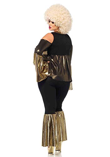 Leg Avenue womens Adult Sized Costumes, Black/Gold, 3X 4X US