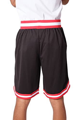 Ultra Game NBA Atlanta Hawks Mens Woven Basketball Shorts, Team Color, XX-Large