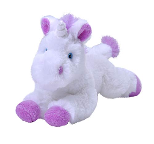 WILD REPUBLIC EcoKins Mini Unicorn Stuffed Animal 8 inch, Eco Friendly Gifts for Kids, Plush Toy, Handcrafted Using 7 Recycled Plastic Water Bottles, 24814