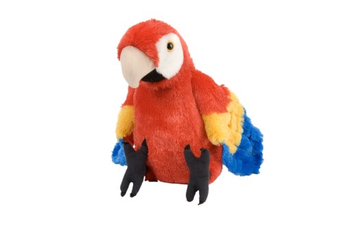 Wild Republic Scarlet Macaw Plush, Stuffed Animal, Plush Toy, Gifts for Kids, Cuddlekins 12 Inches