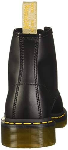 Dr. Martens unisex adult Vegan 101 Fashion Boot, Black Felix Rub Off, 7 Women 6 Men US