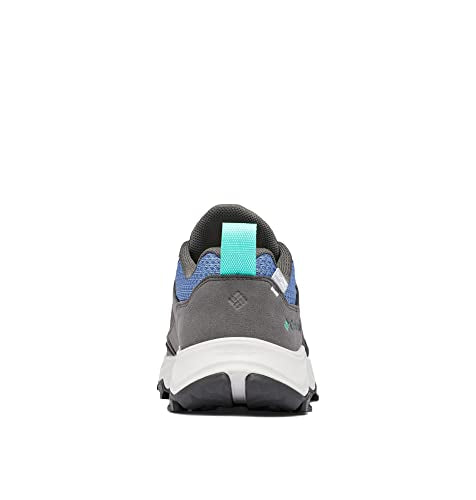 Columbia Women's Hatana Max Outdry Hiking Shoe, Dark Grey/Electric Turquoise, 12