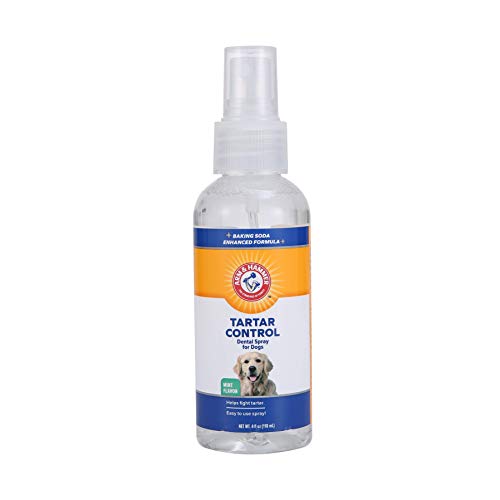 Arm and Hammer for Pets Tartar Control Dental Spray for Dogs | Dog Dental Spray Reduces Plaque and Tartar Buildup Without Brushing | Mint Flavor, 4 Ounces