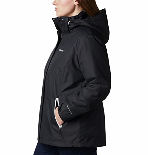Columbia Women’s Bugaboo II Fleece Interchange Winter Jacket, Waterproof and Breathable, Black, Large